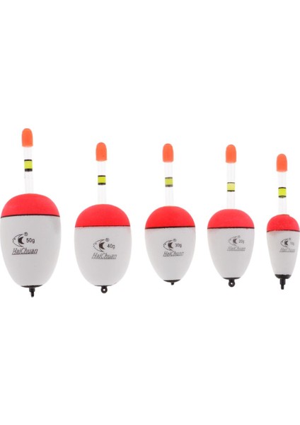5 Pack Dayanıklı Kızdırma Sopa Balıkçılık Şamandıra Bobbers Deniz Kaya Balıkçılık 10-50G Çeşitli fırsatları
