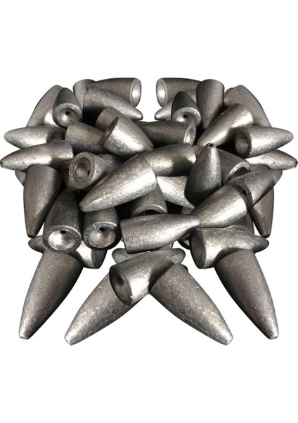 50X 7g + 50X 5g Balıkçılık Su Şekli Kurşun Lavabolar Ağırlıklar Döküm modelleri