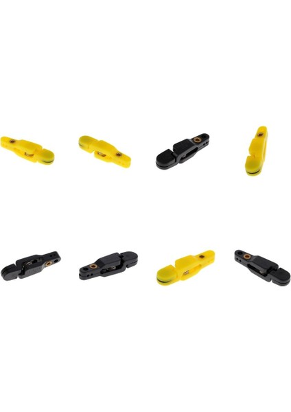 8x Ağır Gerginlik Snap Release Klip Kite Offshore Balıkçılık Yelloe + Siyah