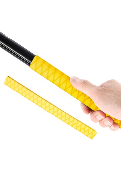 Isı Shrink Sleeve Wrap Su Geçirmez Kapak Kaymaz 3: 1 Yalıtım Raket Kavrama Sarı 35MM