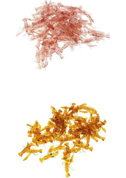 Glow Aydınlık Lure Silika Jel Yapay Yumuşak Balık Kahverengi ve Kırmızı Çekmek