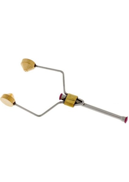 2x Fly Bağlama Araçları Döner Bobin Tutucu Iğne Tutucu Balıkçılık Aracı Altın(Yurt Dışından)