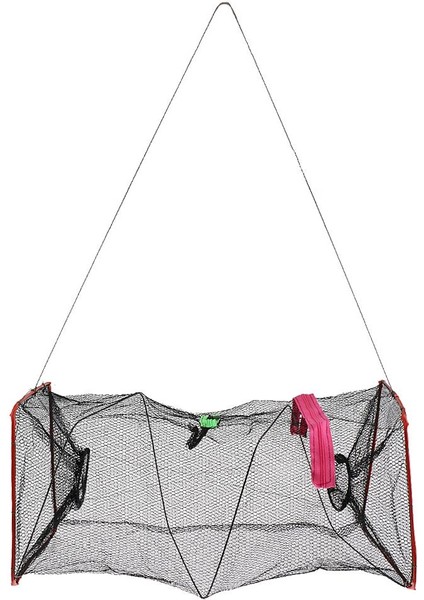 2x Taşınabilir, Katlanabilir Yakalama Tuzak Döküm Net Minnow Dişli Tuzağı fiyatları