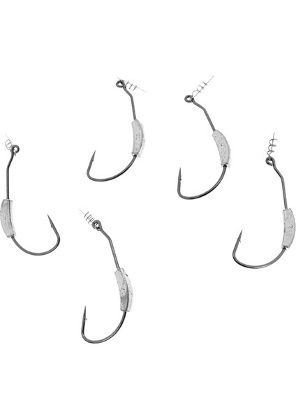 10 Adet / Grup Twistlock ile Yüksek Karbonlu Çelik Ağırlıklı Swimbait Kanca Fishhook fırsatları