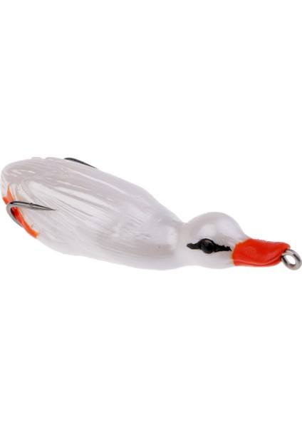 2 Adet Ördek Tasarım Yumuşak Balıkçılık Lures, Yüzer Swimbait indirimleri