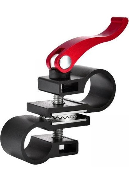 2x Ağır Balıkçılık Şemsiye Tutucu Sabit Klip Braketleri Dağı Aksesuarları Siyah