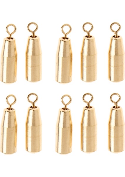 30 Adet Bakır Balıkçılık Ağırlıkları Bataklık Toplu Balıkçılık Platier Ağırlıkları Kiti Altın fiyatları