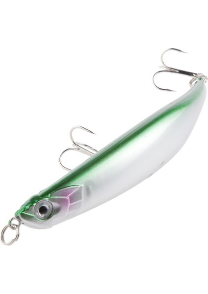 2 Adet Yumuşak Balıkçılık Lures Topwater Balıkçılık Yem Balıkçılık Kanca Cazibesi Yeşil / Mavi modelleri