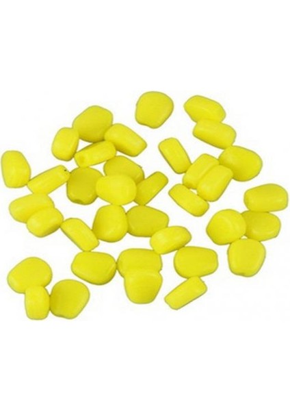 Lot 50 Adet Simülasyon Yumuşak Lures Mısır Kokusu Balıkçılık Lure Sazan Yemler Mücadele