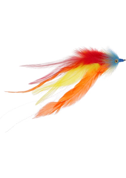 2 Adet Kanca / Tüp Sinekler Somon ve Deniz Sinek Balıkçılık Lure Sinekler 17.8 cm 2 Renkler modelleri