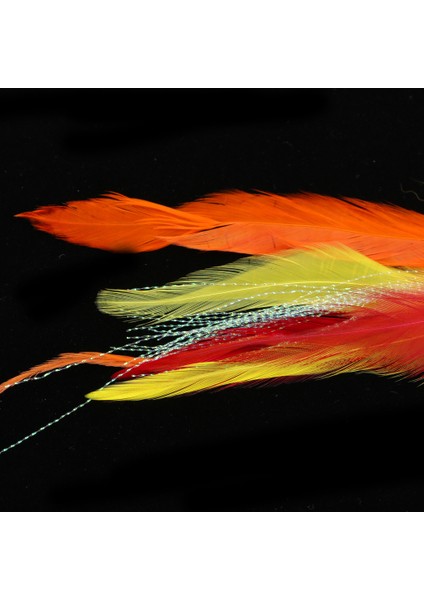 2 Adet Kanca / Tüp Sinekler Somon ve Deniz Sinek Balıkçılık Lure Sinekler 17.8 cm 2 Renkler fırsatları