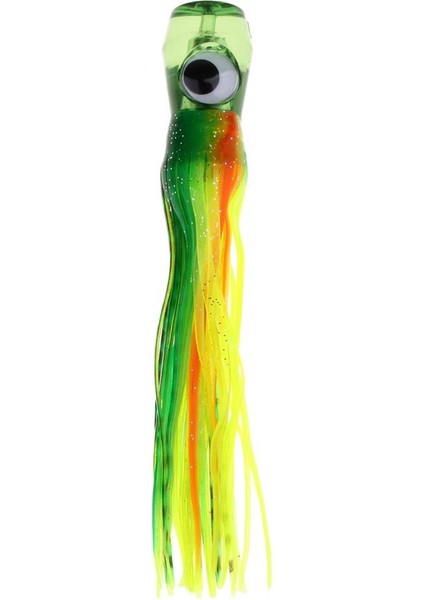 4x 3D Gözler Ahtapot Kalamar Etek Lure Trolling Etek Lures Jet Head Lures