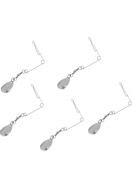 20 Parça Spinnerbait Kuleleri Spinners Spinner Yemler Kaşık Balıkçılık Çelik 0.6mm fiyatları