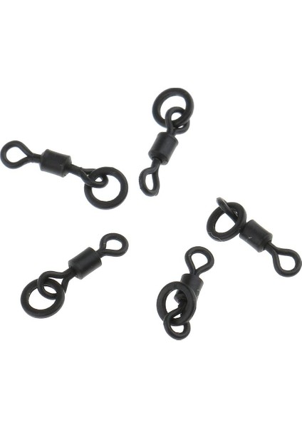 100 Adet Balıkçılık Rolling Fiwels Chood Rigs Katı Yüzükler Kanca Hattı Konnektörleri fırsatları