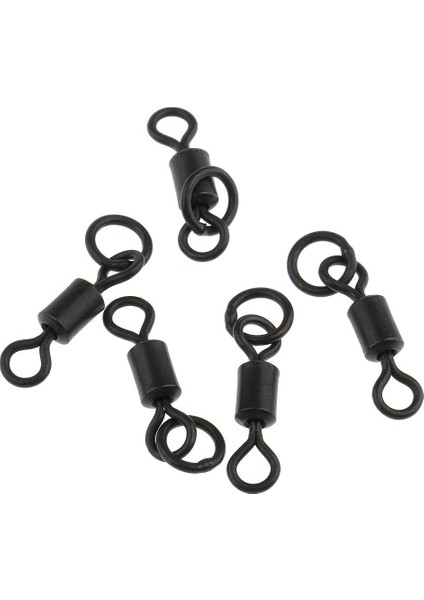 100 Adet Balıkçılık Rolling Fiwels Chood Rigs Katı Yüzükler Kanca Hattı Konnektörleri indirimleri