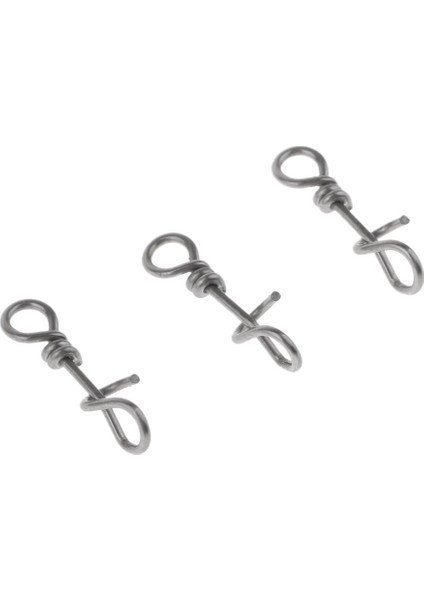 100 Adet / Lotaşitli Balıkçılık Fastach Klipler Hızlı Değişim Balıkçılık Snaps Fırdöndüler indirimleri