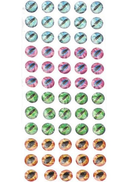 Abs Balık Gözü 6 / 812MM 4d Holografik Lure Gözler Sinek Bağlama Jigs El Sanatları Bebekler 6mm-60 Parça fiyatları