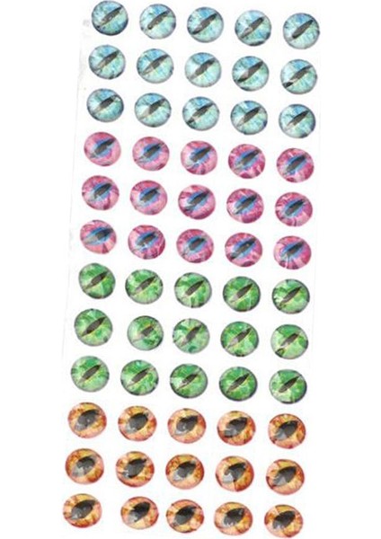 Abs Balık Gözü 6 / 812MM 4d Holografik Lure Gözler Sinek Bağlama Jigs El Sanatları Bebekler 6mm-60 Parça fırsatları