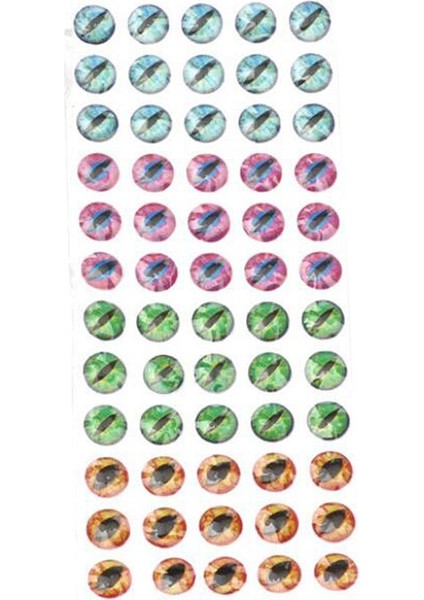 Abs Balık Gözü 6 / 812MM 4d Holografik Lure Gözler Sinek Bağlama Jigs El Sanatları Bebekler 6mm-60 Parça indirimleri