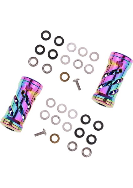 2 Adet Balıkçılık Reel Kolu Topuzu Baitcasting Balıkçılık Makaraları Bileşen Parçaları Aracı