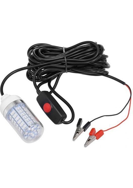 2x 12 V LED Yeşil Sualtı Denizaltı Lambası Balıkçılık Gece Işığı ile 5m