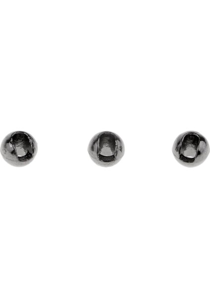 50 Adet Tungsten Oluklu Fly Bağlama Boncuk Perisi Kafa Gözler Yuvarlak Top Boncuk 2.8mm