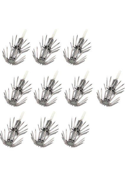 20X Noctilucent Kalamar Mürekkepbalığı Ahtapot Balıkçılık Cazibesi Kanca Yemler Mücadele 3 # indirimleri