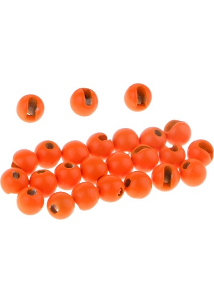 75 Adet Tungsten Oluklu Fly Bağlama Boncuk Perisi Kafa Gözler Yuvarlak Top Boncuk 2.8mm modelleri