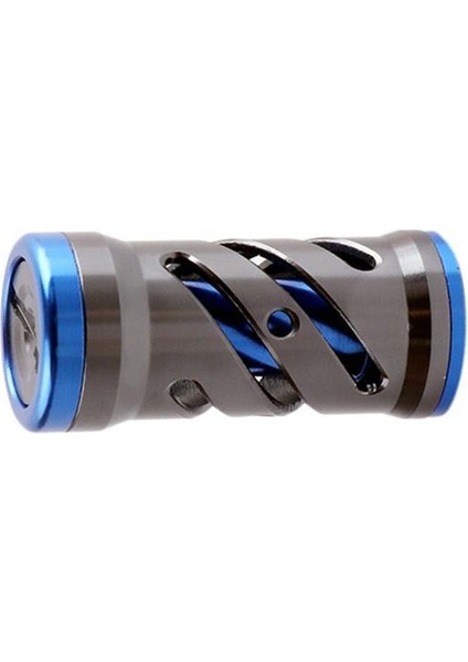 2x Balıkçılık Reel Kolu Metal Güç Topuzu Kavrama Makara Yedek Parça Gümüş Mavi