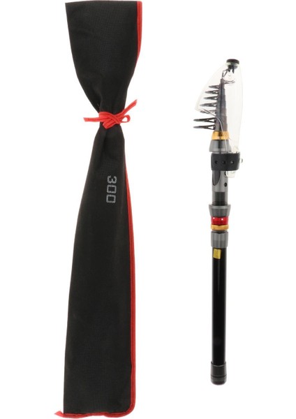 Teleskopik Olta Ultralight Taşınabilir Karbon Fiber Lure Balıkçılık Kutbu 3.0m