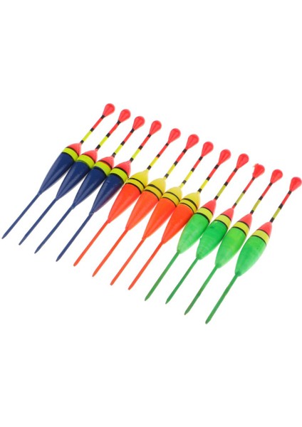 2x 12 Adet Balıkçılık Şamandıra Bobbers Ahşap Dikey Balıkçılık Şamandıralar Yem Göstergeleri 11 cm indirimleri