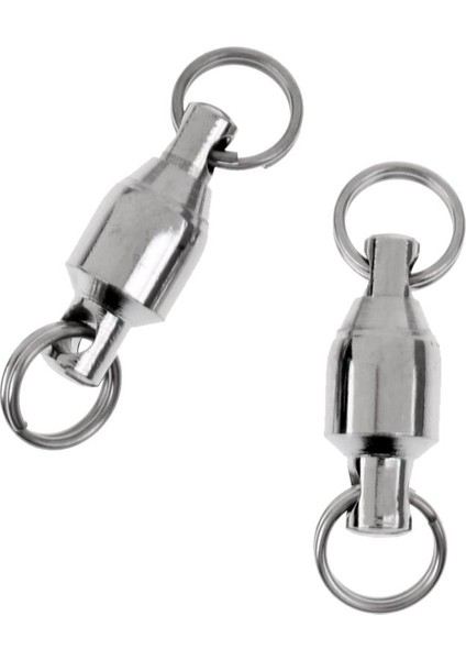 40 Parça Balıkçılık Bilyalı Rulman Bölünmüş Yüzük Döner Mücadele 2 # / 4 # fırsatları