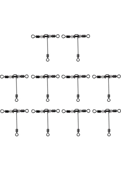 3-Yollu T-Şekli Çapraz Çizgi Haddeleme Swivels Konektörü Aydınlık Boncuklar 4 4 × 5 modelleri
