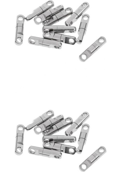 20 Adet Metal Balıkçılık Fırdöndüler Silindirik Fırdöndüler Hattı Bağlayıcı Döner Yüzük(Yurt Dışından)