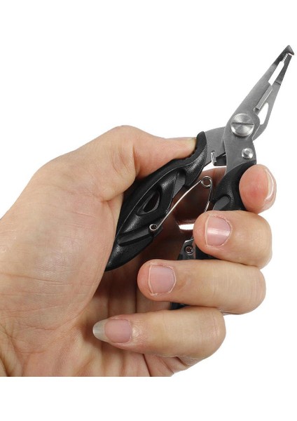 Balıkçılık Pense Makas Örgü Tel Cazibesi Kesici Kanca Remover Bölünmüş Yüzük Aracı modelleri