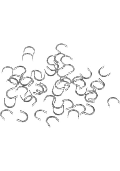 100X M + 100X S Balıkçılık Kaşık Spinner Kolay Katlanmış Clevises Dıy Mücadele(Yurt Dışından) fırsatları