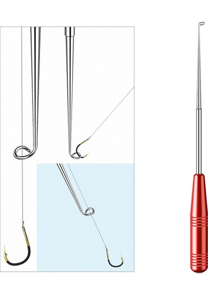 2x Balık Kanca Remover Emniyet Ayırıcı Kanca Extractor Balıkçılık Malzemeleri Kırmızı