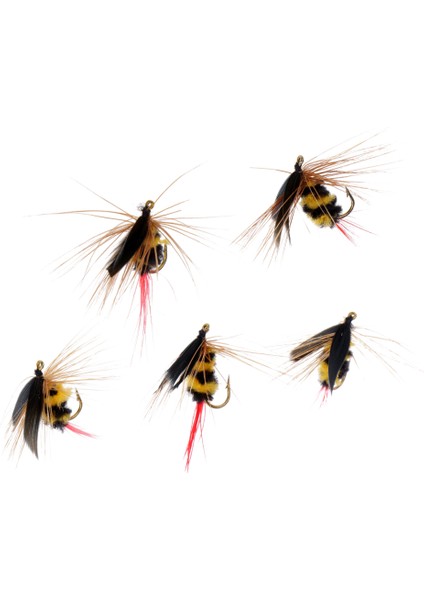 10 x Sarı ve Siyah Bumble Bee Fly Böcek Alabalık Balıkçılık Için Sinekler