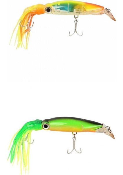 2 Adet Squid Etek Trolling Bait Hardbody Balıkçılık Lure Tuna Marlin Kingfish Için