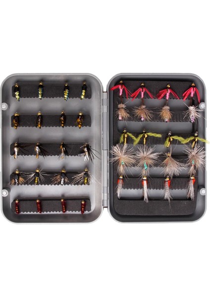 40 Adet Balıkçılık Lures Stream Alabalık Sinekler Fly Hooks Böcekler Baits(Yurt Dışından) fiyatları