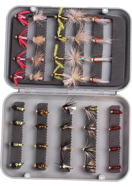 40 Adet Balıkçılık Lures Stream Alabalık Sinekler Fly Hooks Böcekler Baits(Yurt Dışından) indirimleri