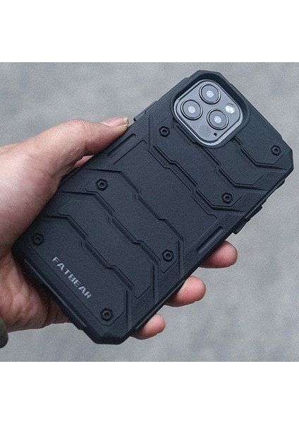 Fatbearfatbear Grafen Soğutma Darbeye Dayanıklı Kılıf iPhone 12 Pro Max Için