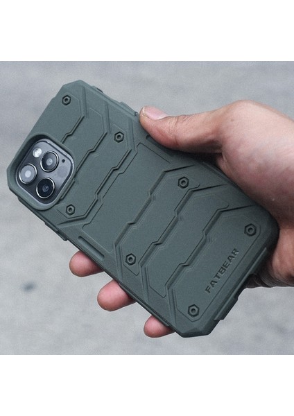 Fatbearfatbear Grafen Soğutma Darbeye Dayanıklı Kılıf iPhone 12 Pro Max Için