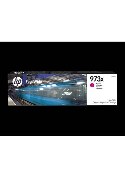 Hp 973X Yüksek Kapasiteli Macenta Orijinal Pagewide Kartuşu