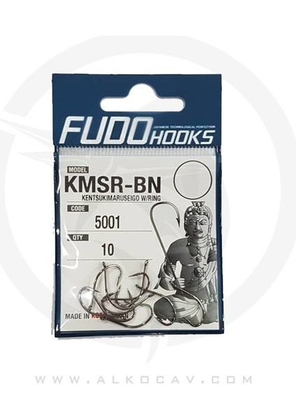 Hooks Kmsr-Bn 5001 No:6 Kentsuki Maruseigo W/ring Black Nikel Iğne