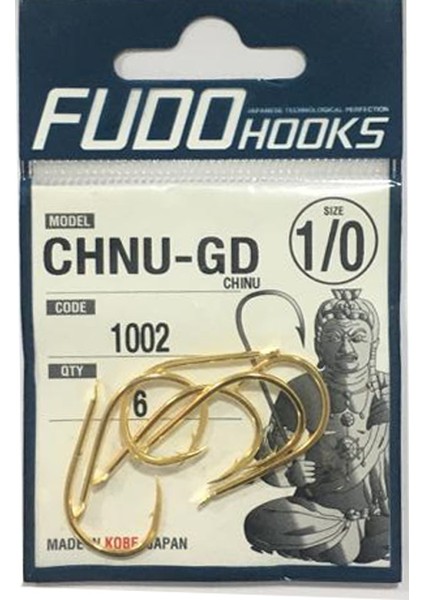 Hooks Chnu-Gd 1002 No:1/0 Gold Iğne