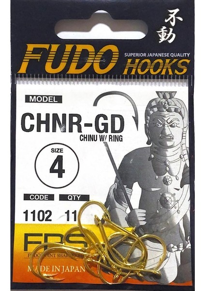 Hooks Chnr-Gd 1102 No:4 Gold Iğne