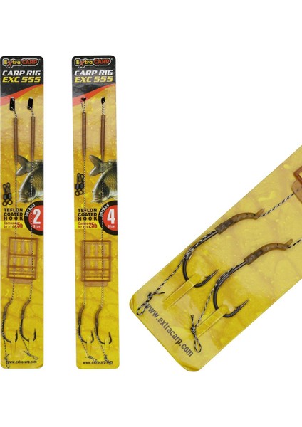 Exc 555 Sazan Boili Takımı Teflon Iğneli 25 Lb No:2
