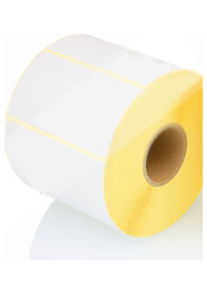 Termal Barkod Etiket 100X50 mm 40 mm Çap 500 Adet