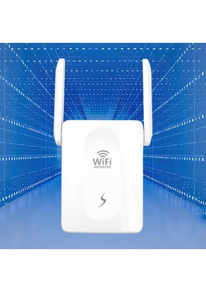 Wifi Tekrarlayıcı Seti, 300 M Amplifikatör Wi-Fi Genişletici 2 Anten Sinyal Booster Ev Bilgisayar Aksesuarları Router Abd (Yurt Dışından) indirimleri